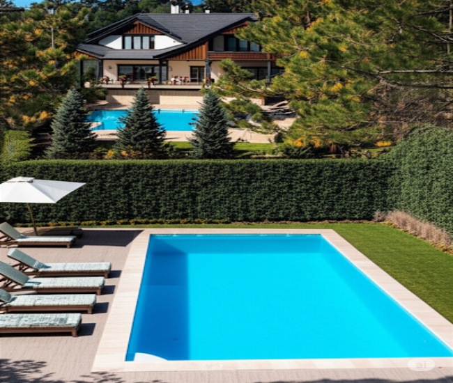 Yığma Blok Skimmer Havuz yapımı